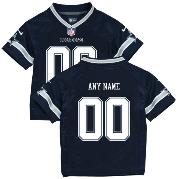 Dallas Cowboys Nike Toddler Custom Game Jersey – Navy