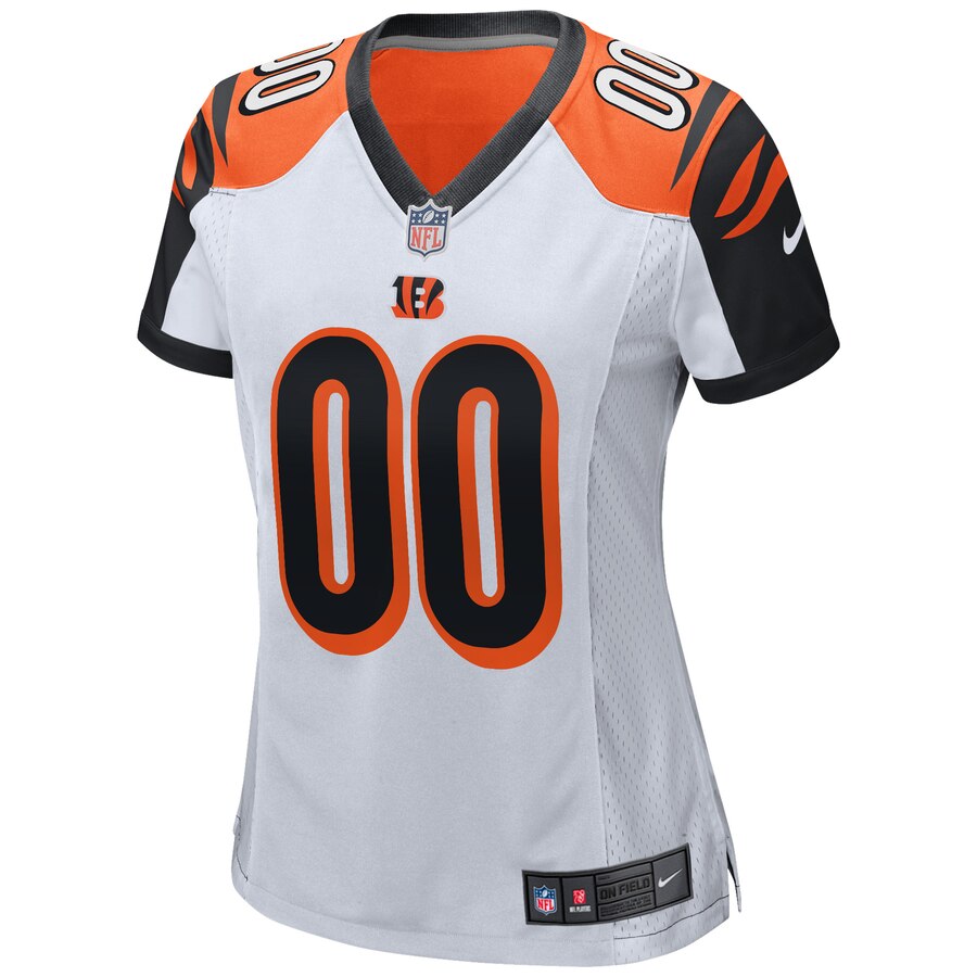 Cincinnati Bengals Nike Women’s 2018 Custom Game Jersey – White - Image 2