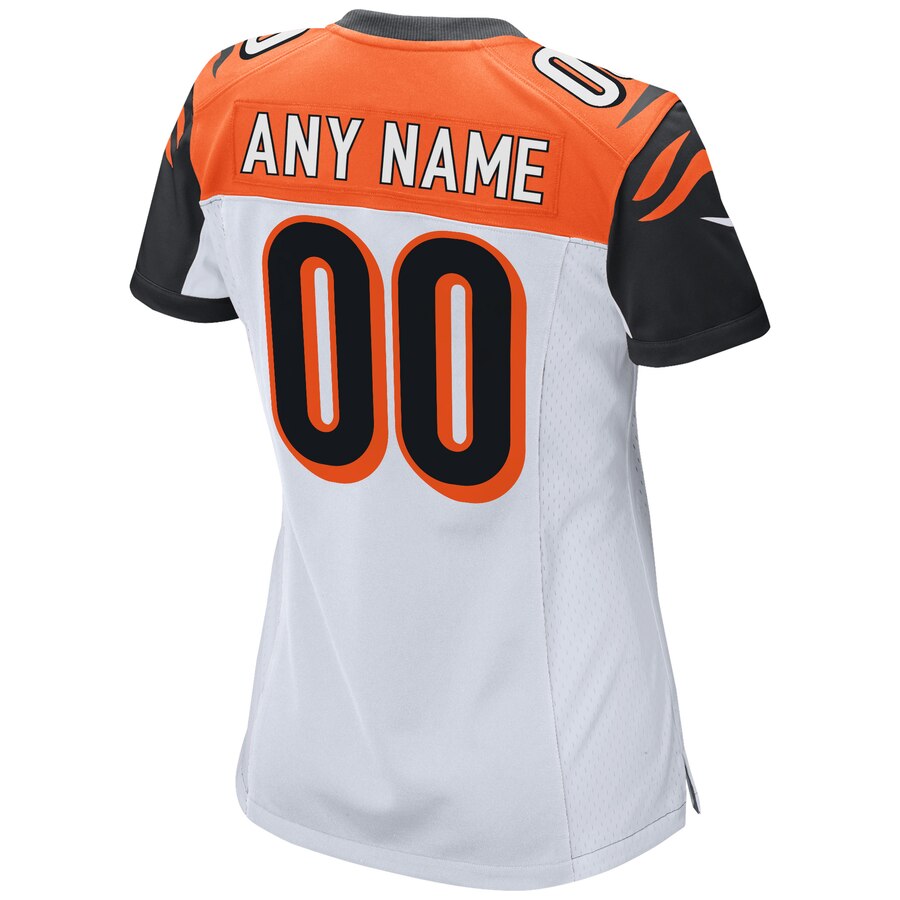 Cincinnati Bengals Nike Women’s 2018 Custom Game Jersey – White - Image 3
