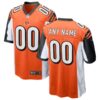 Cincinnati Bengals Nike Youth Game Custom Jersey – Black