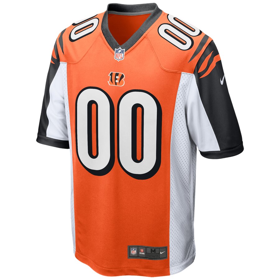Cincinnati Bengals Nike Youth Game Custom Jersey – Black - Image 2