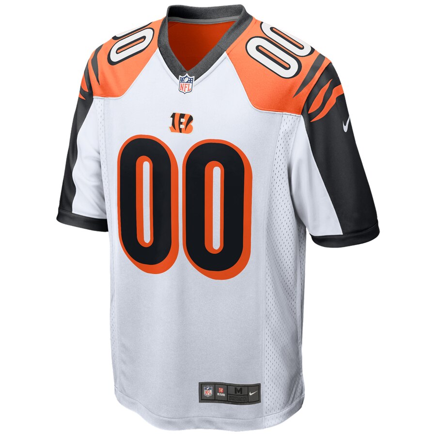 Cincinnati Bengals Nike 2018 Custom Game Jersey – White - Image 2