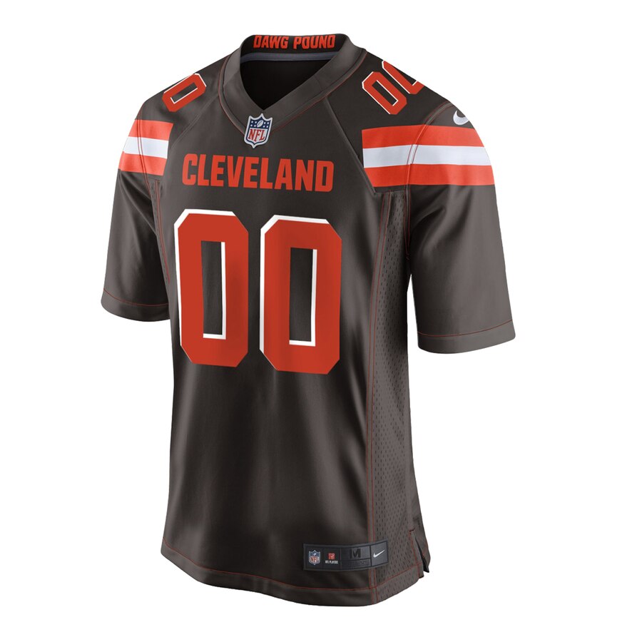 Cleveland Browns Nike Youth Custom Game Jersey – Brown - Image 2