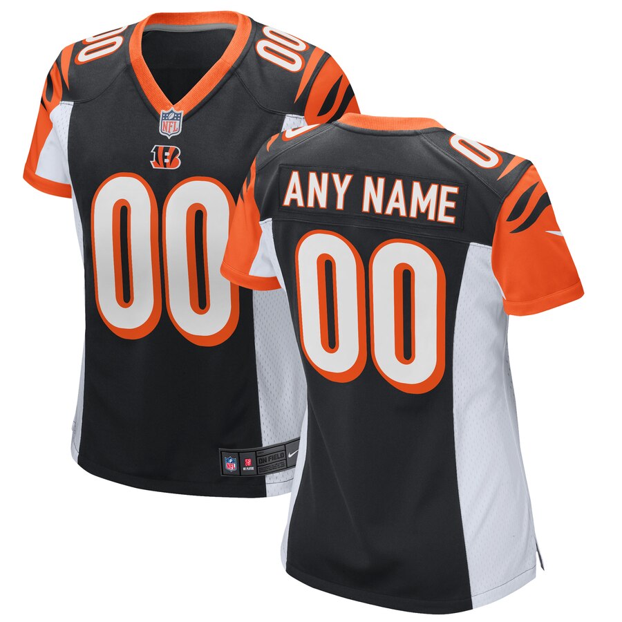Cincinnati Bengals Nike Women’s 2018 Custom Game Jersey – Black