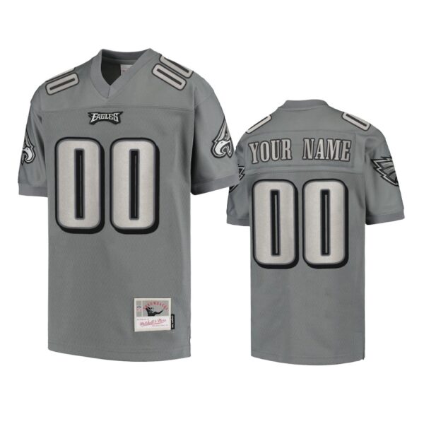 Eagles Custom Metal Charcoal Jersey