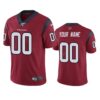 Houston Texans Custom Red 100th Season Vapor Limited Jersey