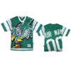 Eagles Custom Big Face Green Jersey Men’s