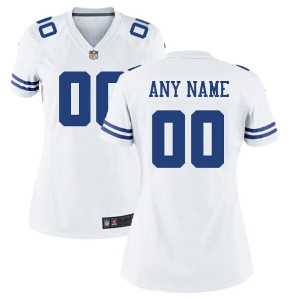 Dallas Cowboys Nike Women’s Custom Game Jersey – White