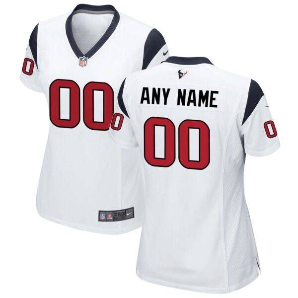 Houston Texans Nike Women’s Custom Game Jersey – White