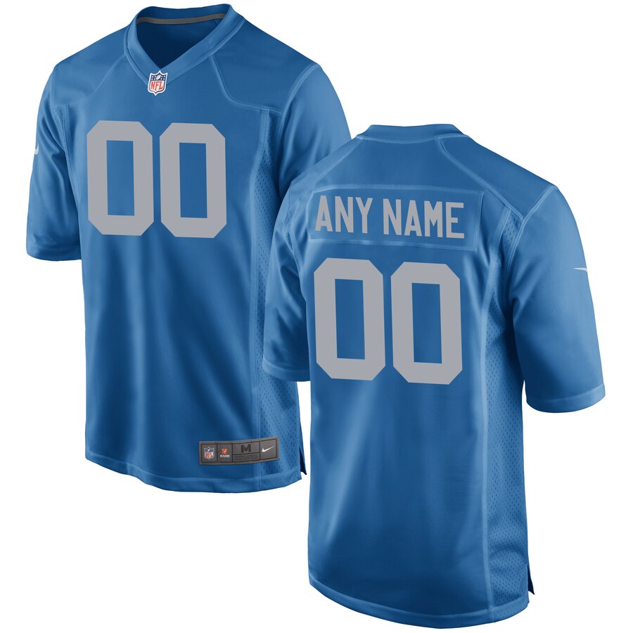 Detroit Lions Nike Custom Alternate Game Jersey – Royal