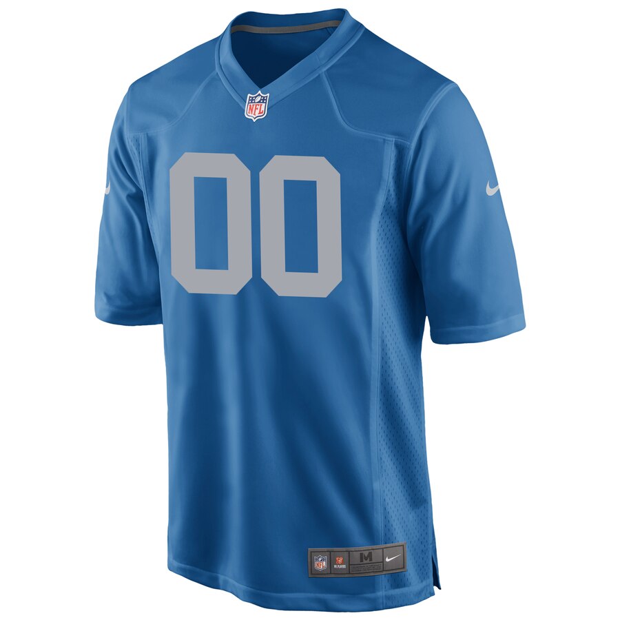 Detroit Lions Nike Custom Alternate Game Jersey – Royal - Image 2