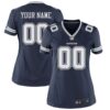 Dallas Cowboys Nike Women’s Custom Game Jersey – Navy