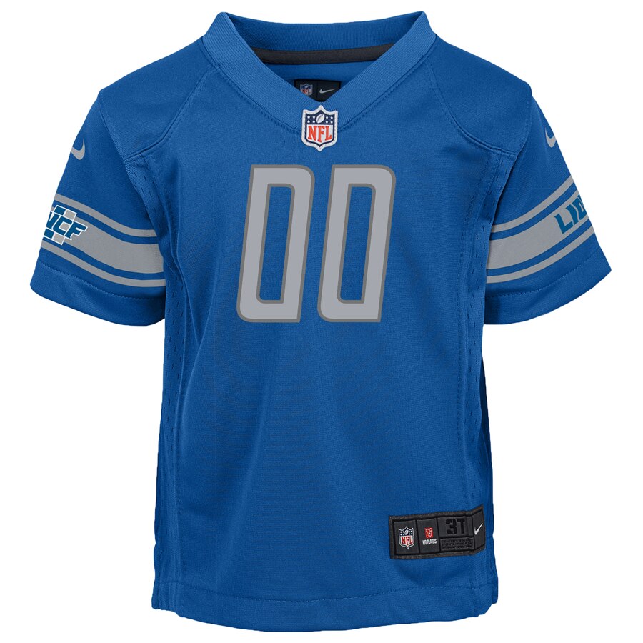Detroit Lions Nike Toddler Team Color Custom Game Jersey – Blue - Image 2