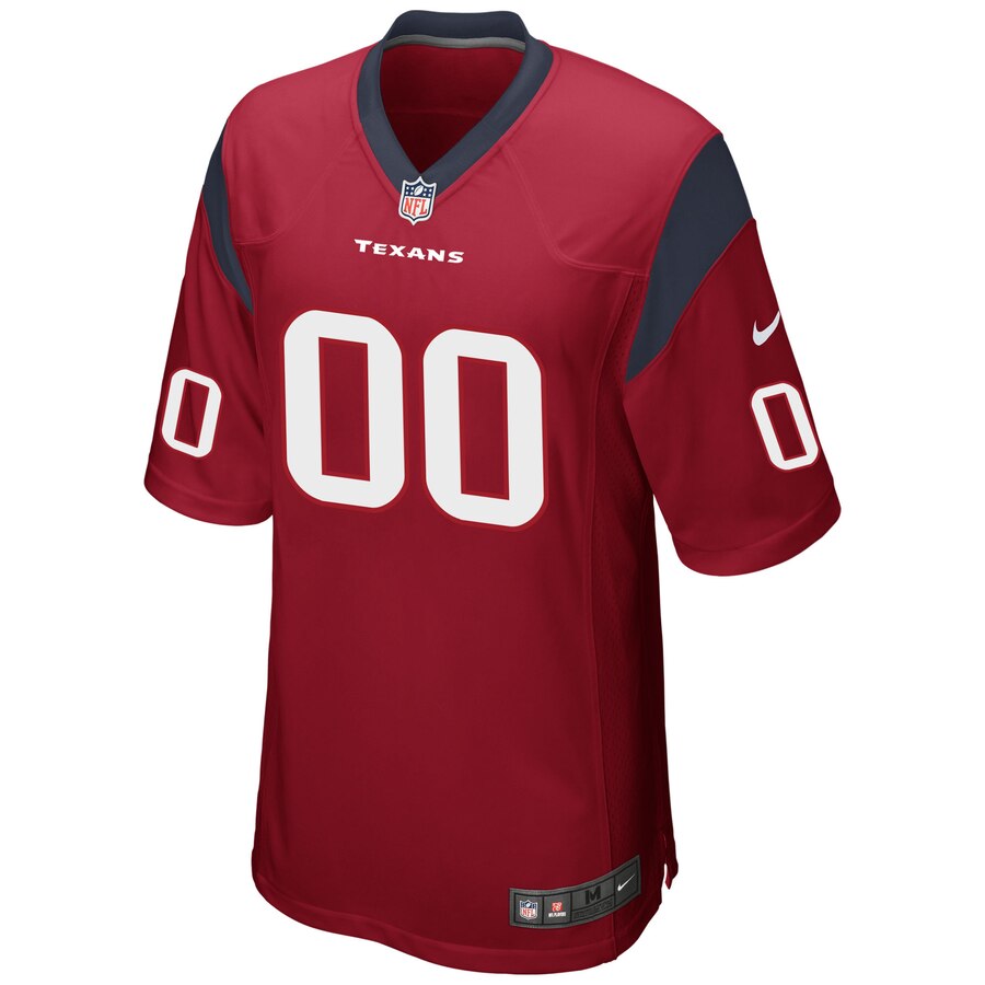 Houston Texans Nike Customized Alternate Game Jersey – Red - Image 2