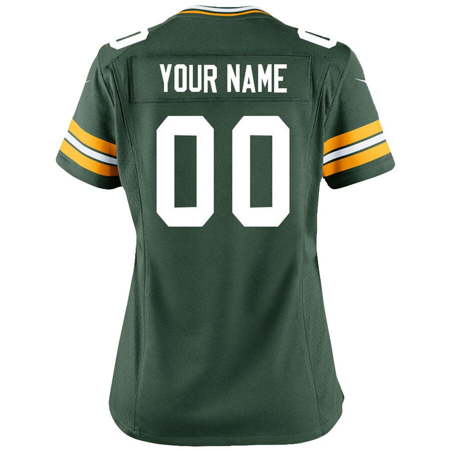 Green Bay Packers Nike Women’s Custom Game Jersey – Green - Image 3