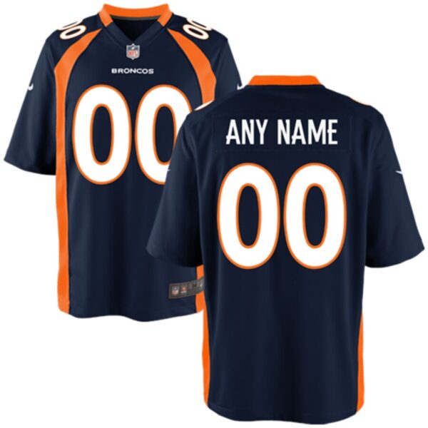 Denver Broncos Nike Customized Alternate Game Jersey – Navy Blue