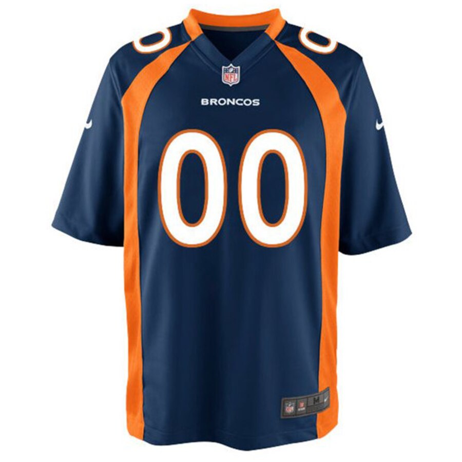 Denver Broncos Nike Youth Game Custom Jersey – Navy - Image 2
