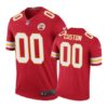Kansas City Chiefs #00 Custom Nike color rush Red Jersey