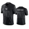 Jaguars Custom Reflective Limited Black Jersey