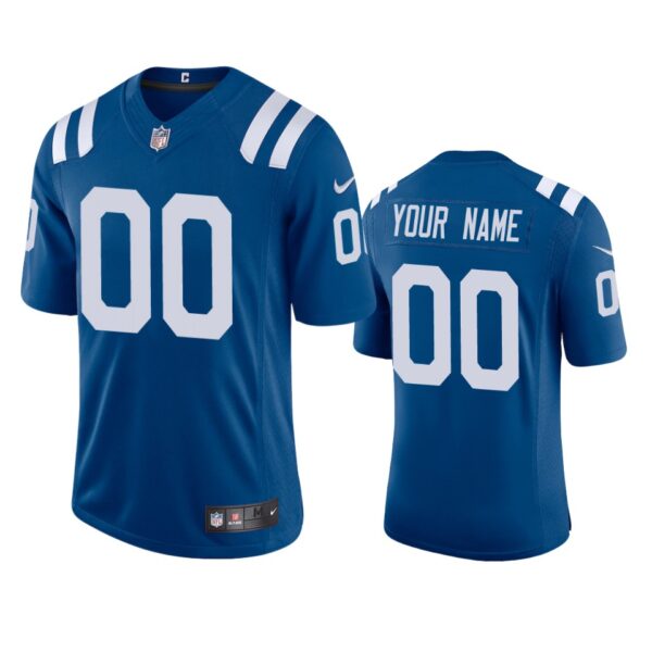 Indianapolis Colts Custom Royal 2020 Vapor Limited Jersey – Men’s