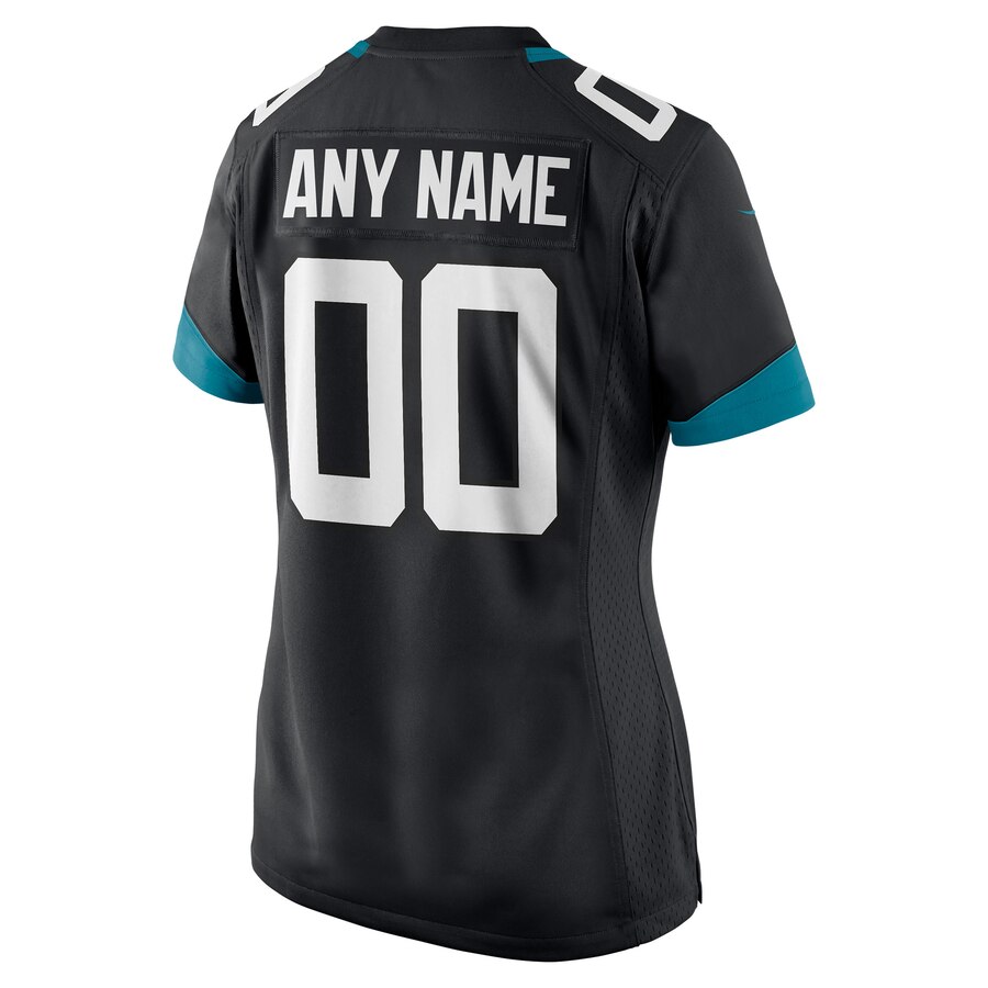 Jacksonville Jaguars Nike Women’s Custom Team Color Game Jersey – Black - Image 3