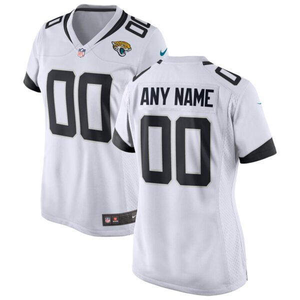 Jacksonville Jaguars Nike Women’s NFL Custom Game Jersey – White