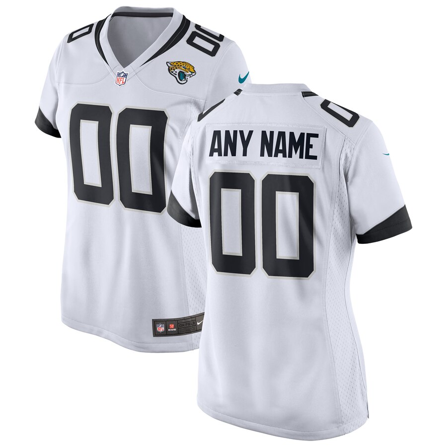 Jacksonville Jaguars Nike Women’s NFL Custom Game Jersey – White