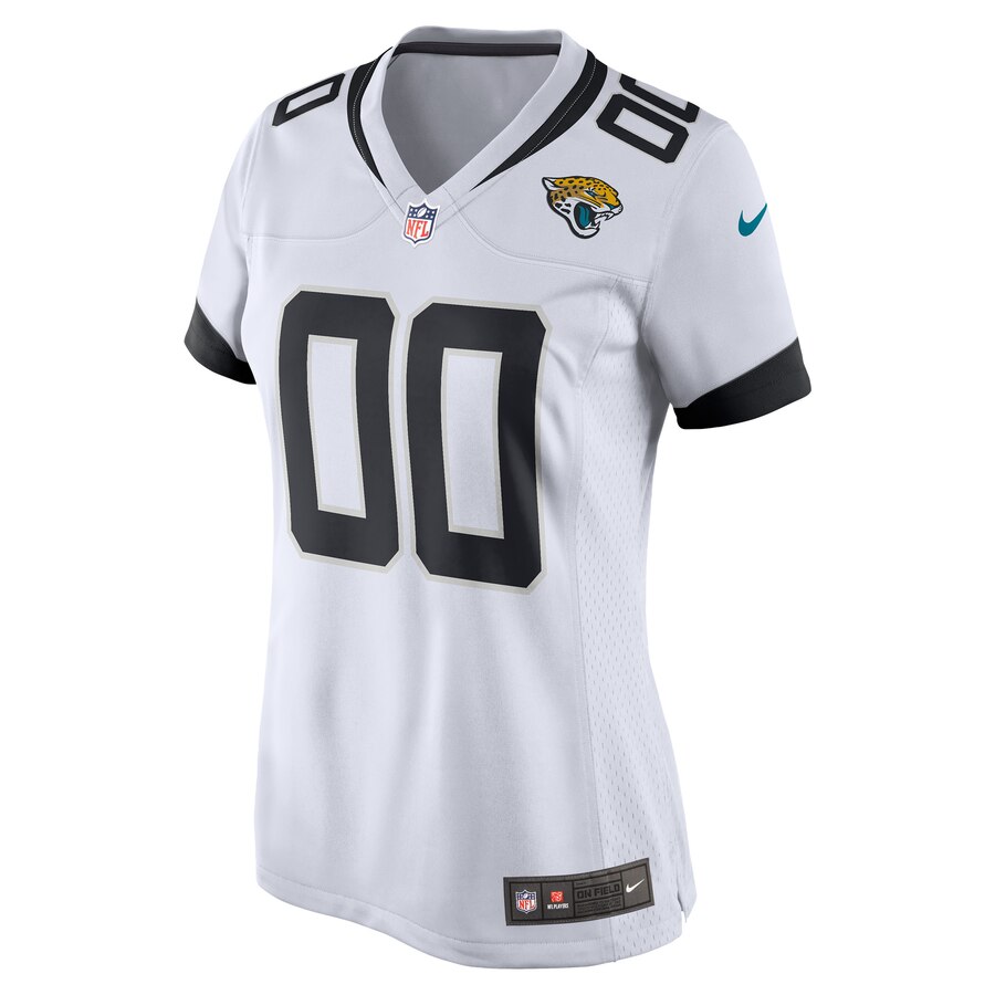 Jacksonville Jaguars Nike Women’s NFL Custom Game Jersey – White - Image 2