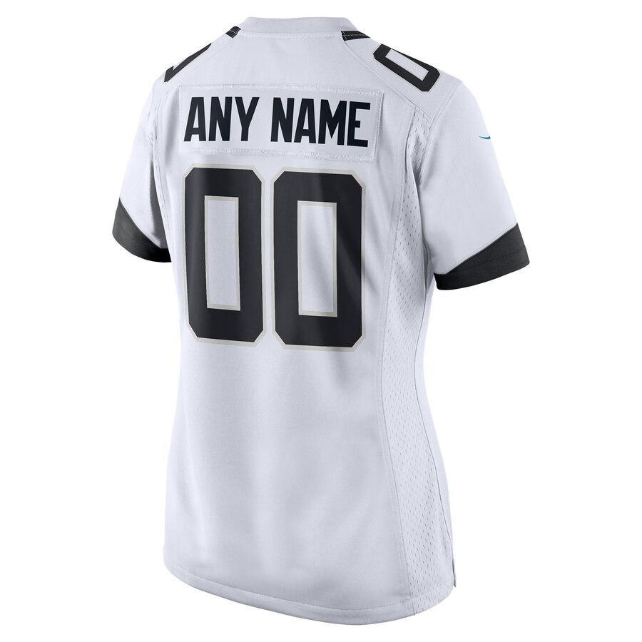 Jacksonville Jaguars Nike Women’s NFL Custom Game Jersey – White - Image 3