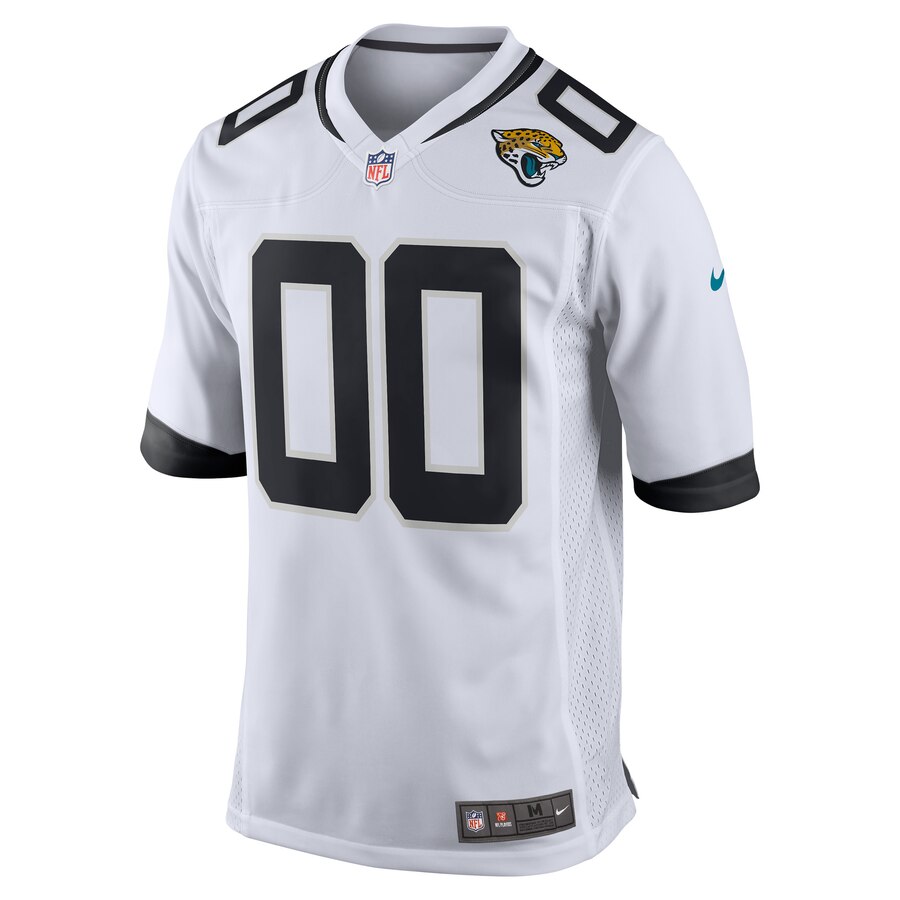 Jacksonville Jaguars Nike Youth 2018 Custom Game Jersey – White - Image 2