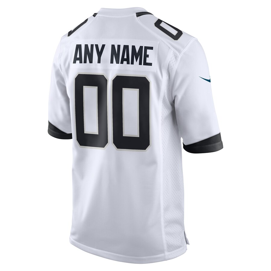Jacksonville Jaguars Nike Youth 2018 Custom Game Jersey – White - Image 3