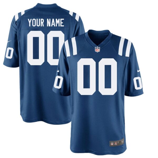 Indianapolis Colts Nike Custom Game Jersey – Royal
