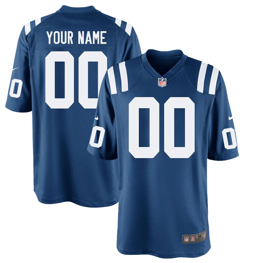 Indianapolis Colts Nike Custom Game Jersey – Royal