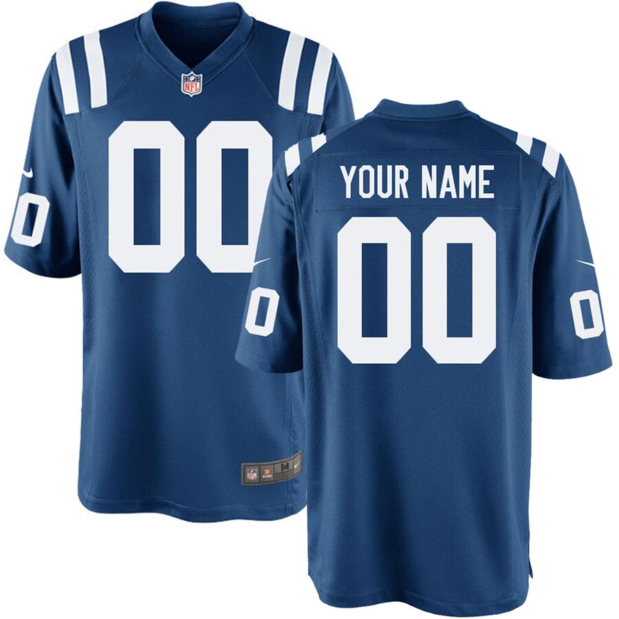 Indianapolis Colts Nike Custom Game Jersey – Royal - Image 2