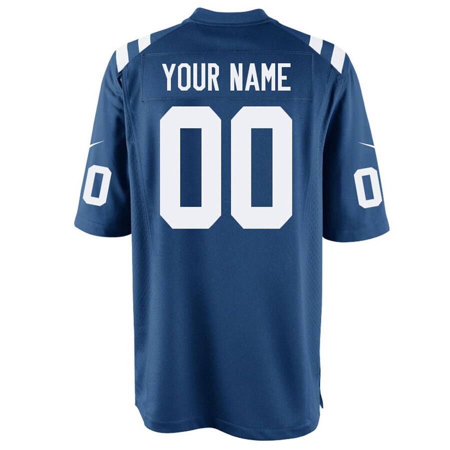 Indianapolis Colts Nike Custom Game Jersey – Royal - Image 3