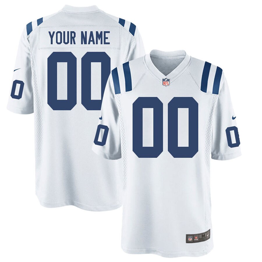 Indianapolis Colts Nike Customized Game Jersey – White