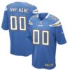 Los Angeles Chargers Nike Youth Game Custom Jersey – Light Blue