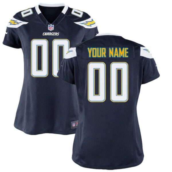 Los Angeles Chargers Nike Women’s Custom Game Jersey – Navy Blue