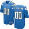 Los Angeles Chargers Nike Game Custom Jersey – Light Blue