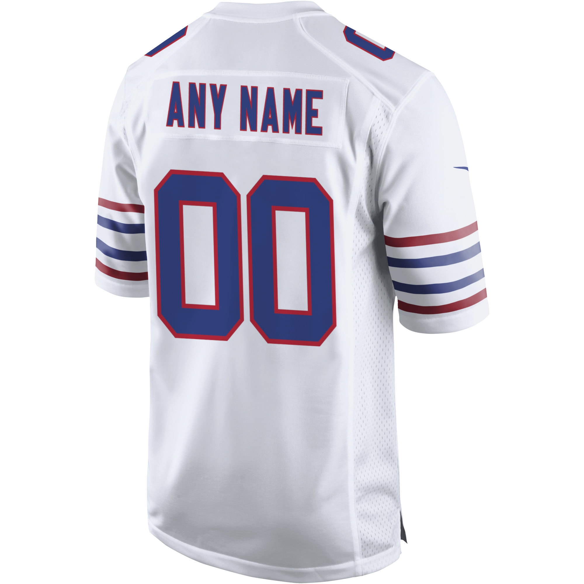 Men's Buffalo Bills Nike White Alternate Custom Game Jersey - Image 3