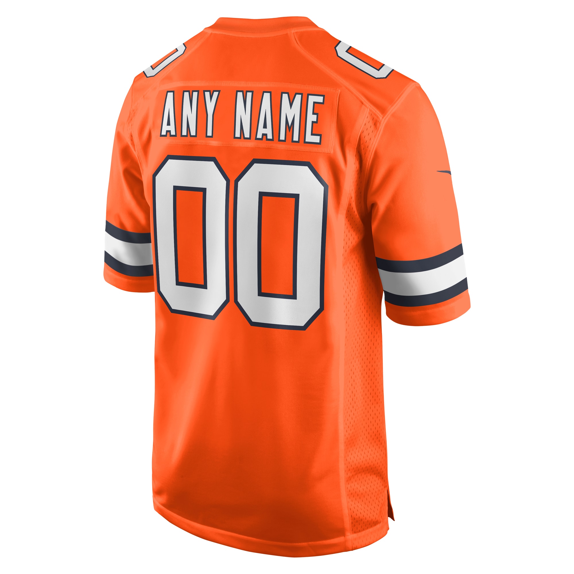 Men's Denver Broncos Nike Orange Alternate Custom Game Jersey - Image 3