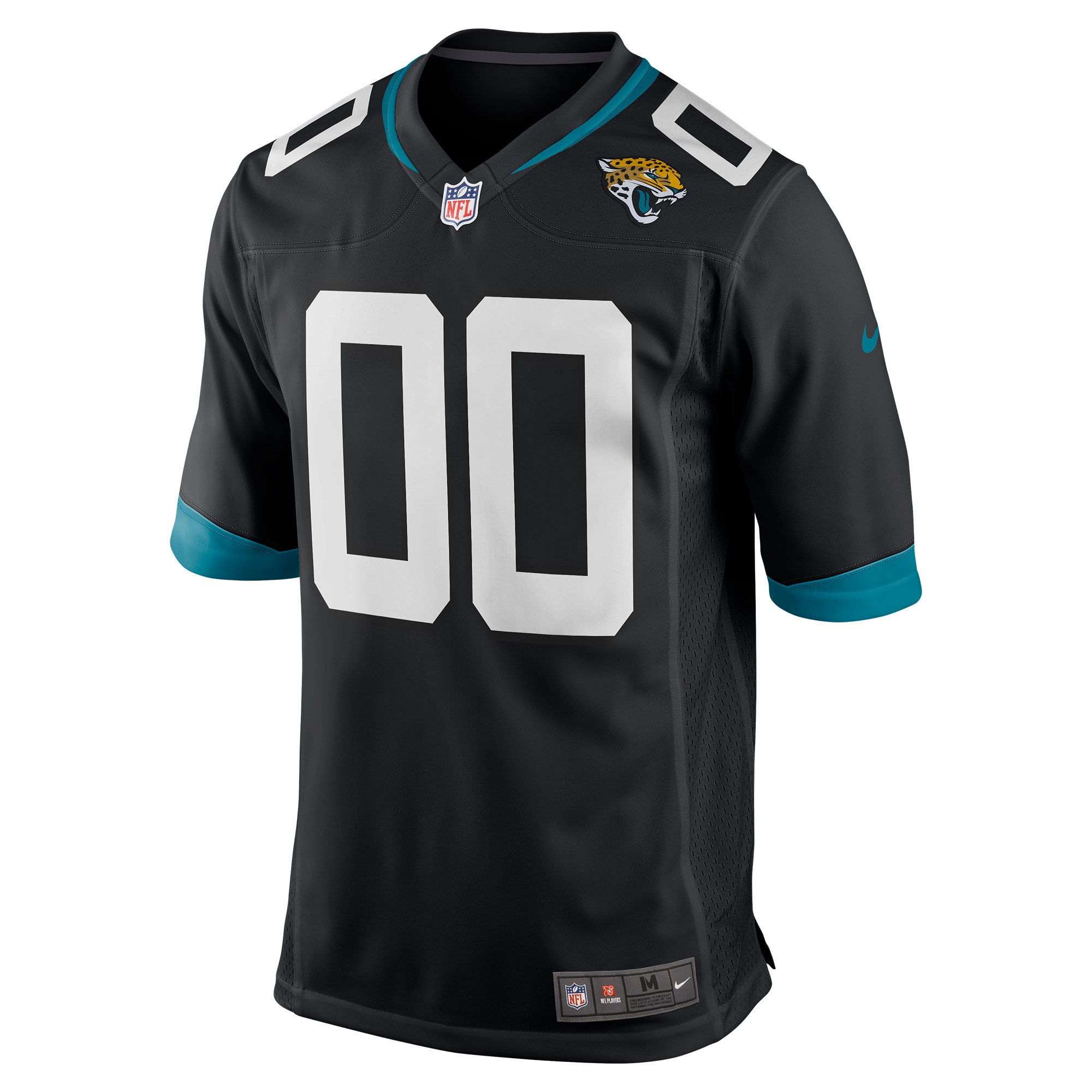 Men's Jacksonville Jaguars Nike Black Custom Game Jersey - Image 2