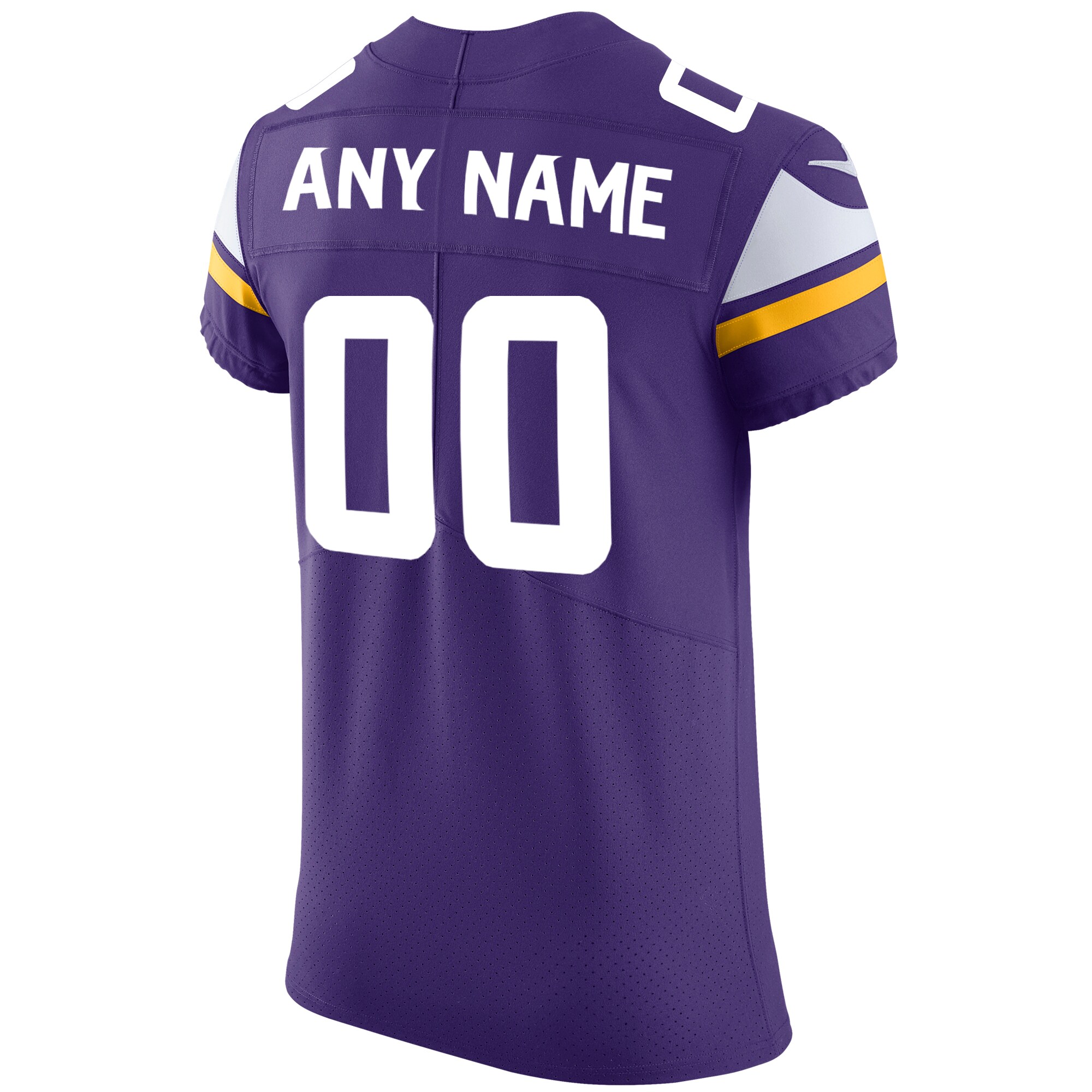 Men's Minnesota Vikings Nike Purple Vapor Untouchable Custom Elite Jersey - Image 3