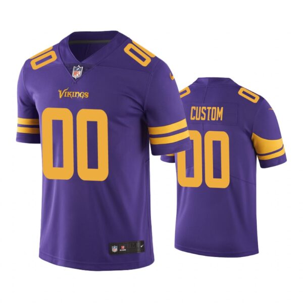 Minnesota Vikings Custom Purple Nike Color Rush Limited jersey