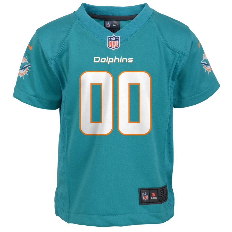 Miami Dolphins Nike Toddler 2018 Custom Game Jersey – Aqua - Image 2