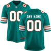 Miami Dolphins Nike Customized Throwback Jersey – Aqua