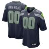 Men's Seattle Seahawks Nike College Navy Custom Game Jersey