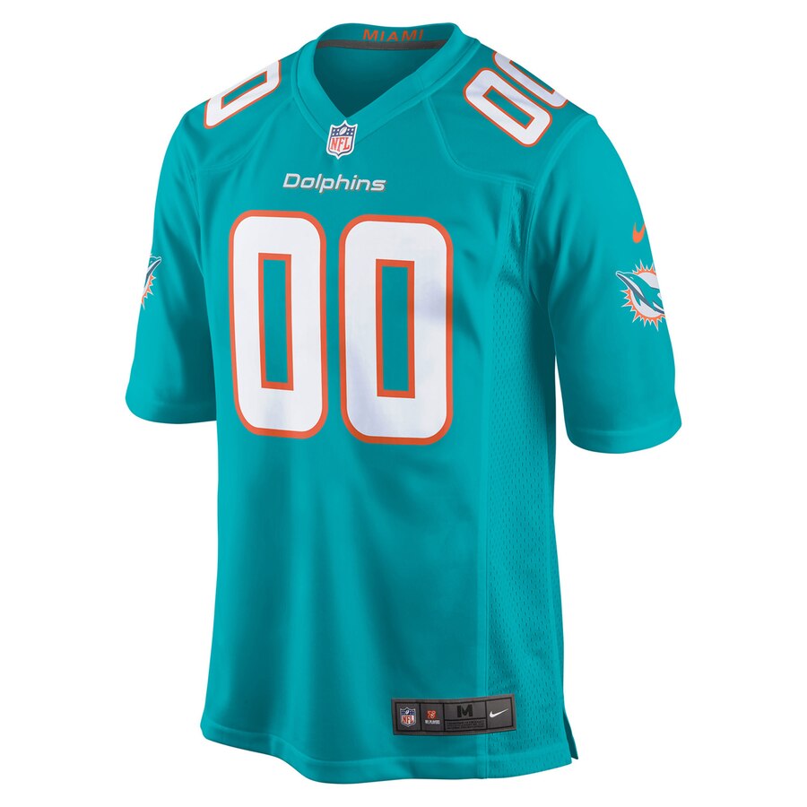 Miami Dolphins Nike Youth 2018 Custom Game Jersey – Aqua - Image 2
