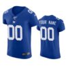 New York Giants Custom Royal 100th Season Vapor Elite Jersey