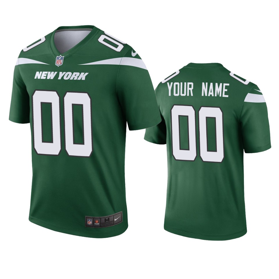 New York Jets Custom Green 2019 Legend Jersey – Men’s